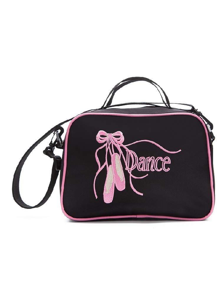 Black Releve Square Tote Bag