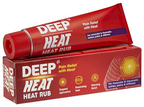 Deep Heat Heat Rub Relieves Muscular Aches & Pains 67g (Pack of 1)