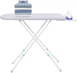 Tabua de Passar Roupa Com Suporte para Ferro Tecido Termico Mesa Passadeira