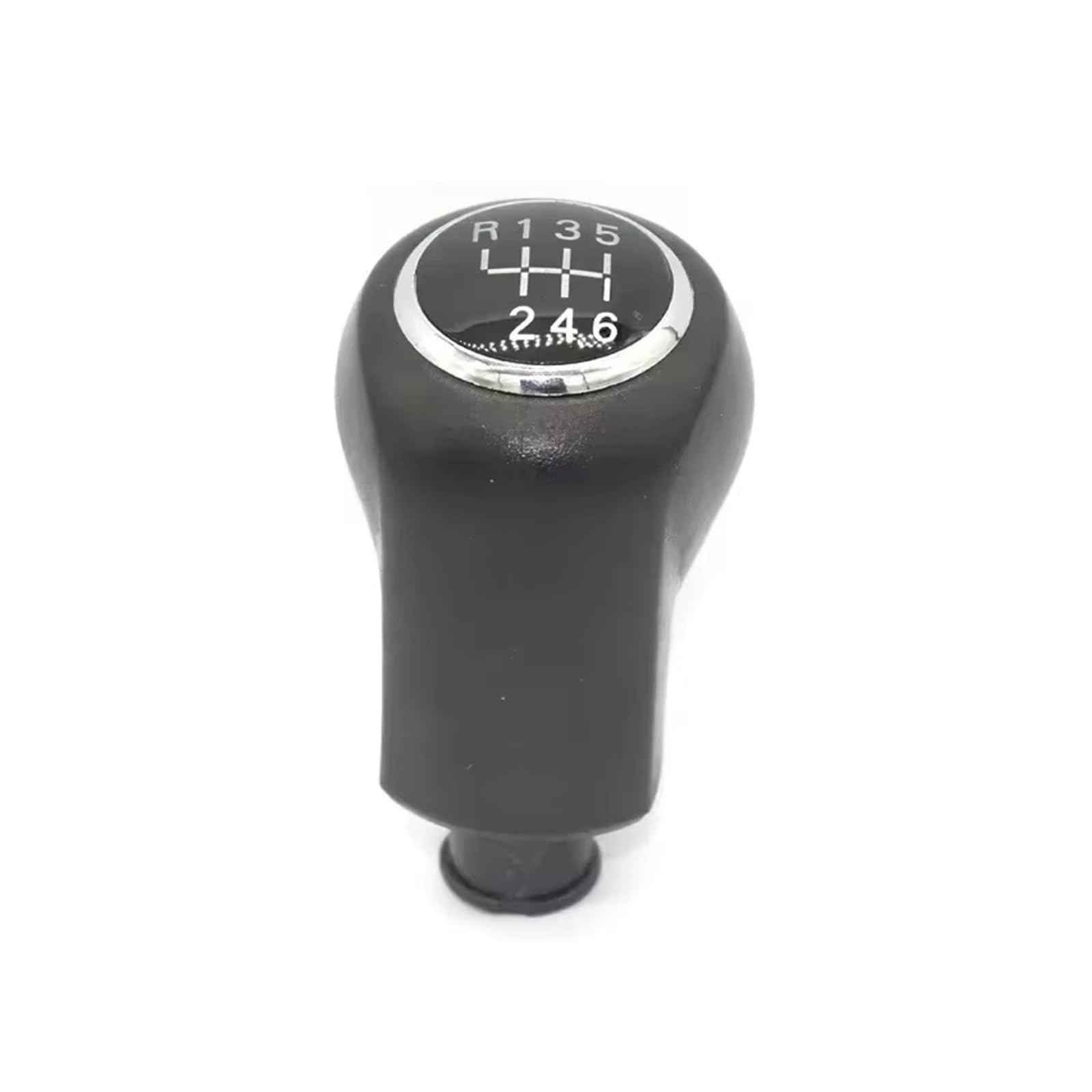 XKOEHXJ Car Gear Shift Knob for Opel for Vauxhall for Zafira B 2005-2014 Car Gear Shift Knob 5/6 Speed Leather Boot Cover Gearbox Boot Cover(6 Speed Knob)