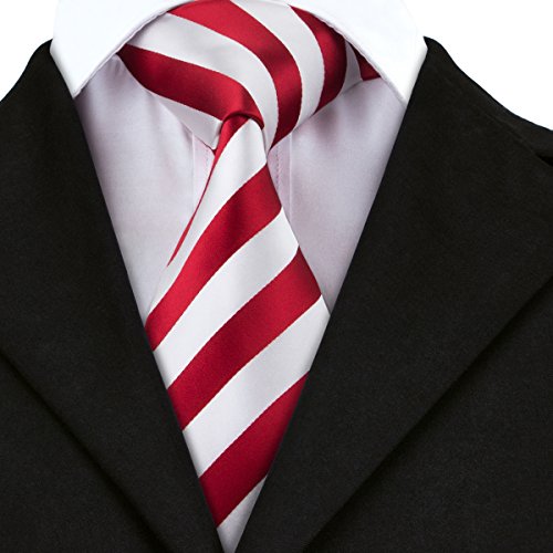 Barry.wang Red Neckties Set Paisley Ties Stripe Necktie Check Tie Business Wedding Party #TOP2