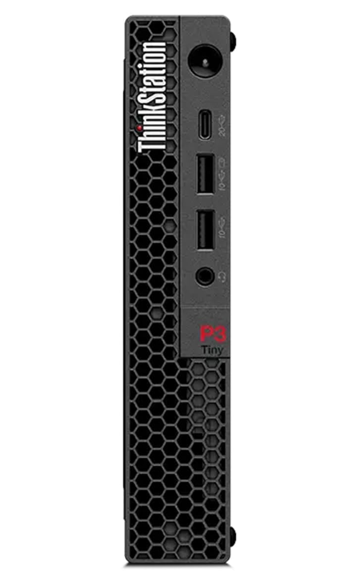 Lenovo ThinkStation P3 Tiny Gen 2 Workstation with Intel Core Ultra 9 285 vPro Processor, NVIDIA RTX A1000 8GB GDDR6 Graphics, 64GB DDR5-5600MT Memory, 1TB SSD, WiFi 7 BE200, and 3 YR Warranty