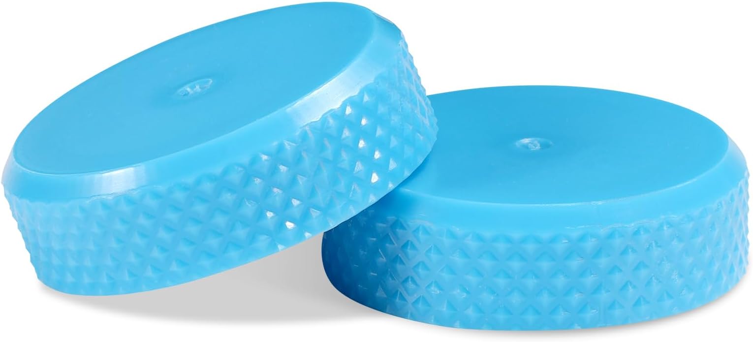 2pcs Cap Lids, Water Bottle Cap Lid Replacement Water Bottle Accessories for Cirkul Plastic & Metal Bottles (Blue)