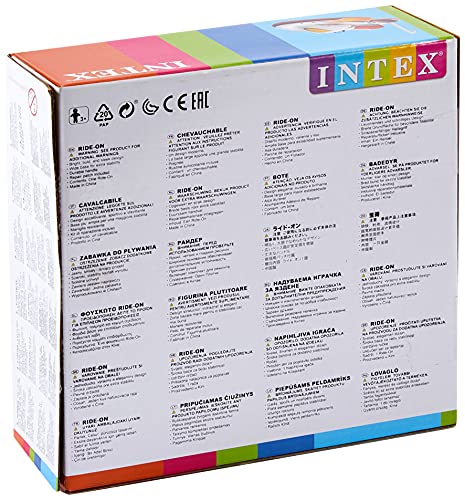 Intex 58849 - Aufblasbare Wasserrutsche, 135 x 81 x 50 Zoll & 57520NP - Wave Rider Ride-On, 117 x 77 cm