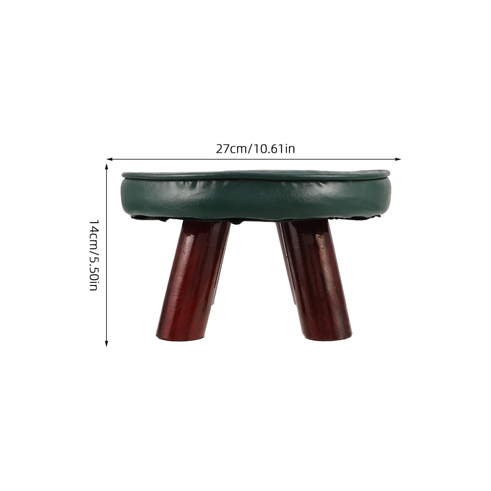 Sgabello Portatile in Legno per Piccoli 16 Cm Altezza, Vasino Didattico Prescolare e Facile da Pulire, Poggiapiedi Stabile per Bagno, Cucina e Camera da Letto