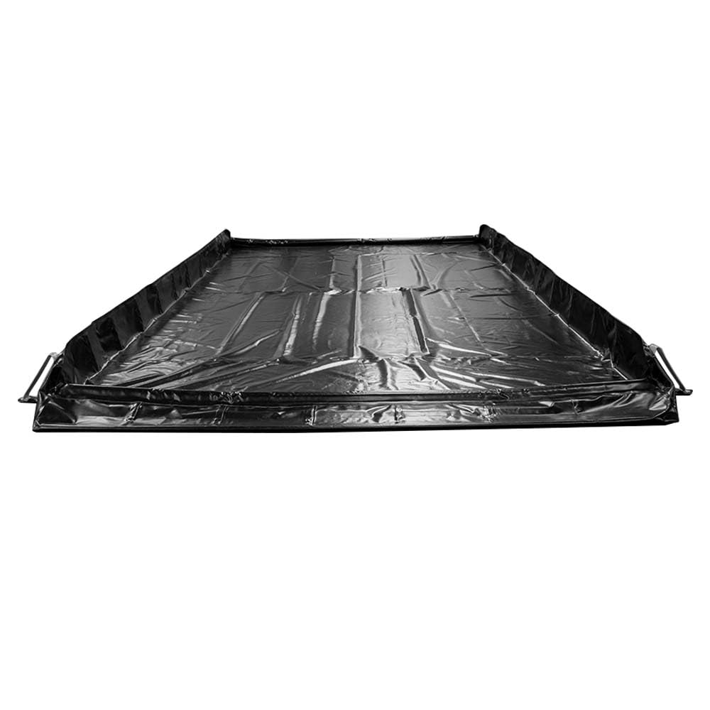 Enpac Stinger Snap-Foam Drive-Through Spill Berm, 12'x50'x1', Black, One-Piece Design, Drive in/Out Capable, Automatic Rise Foam Sidewalls