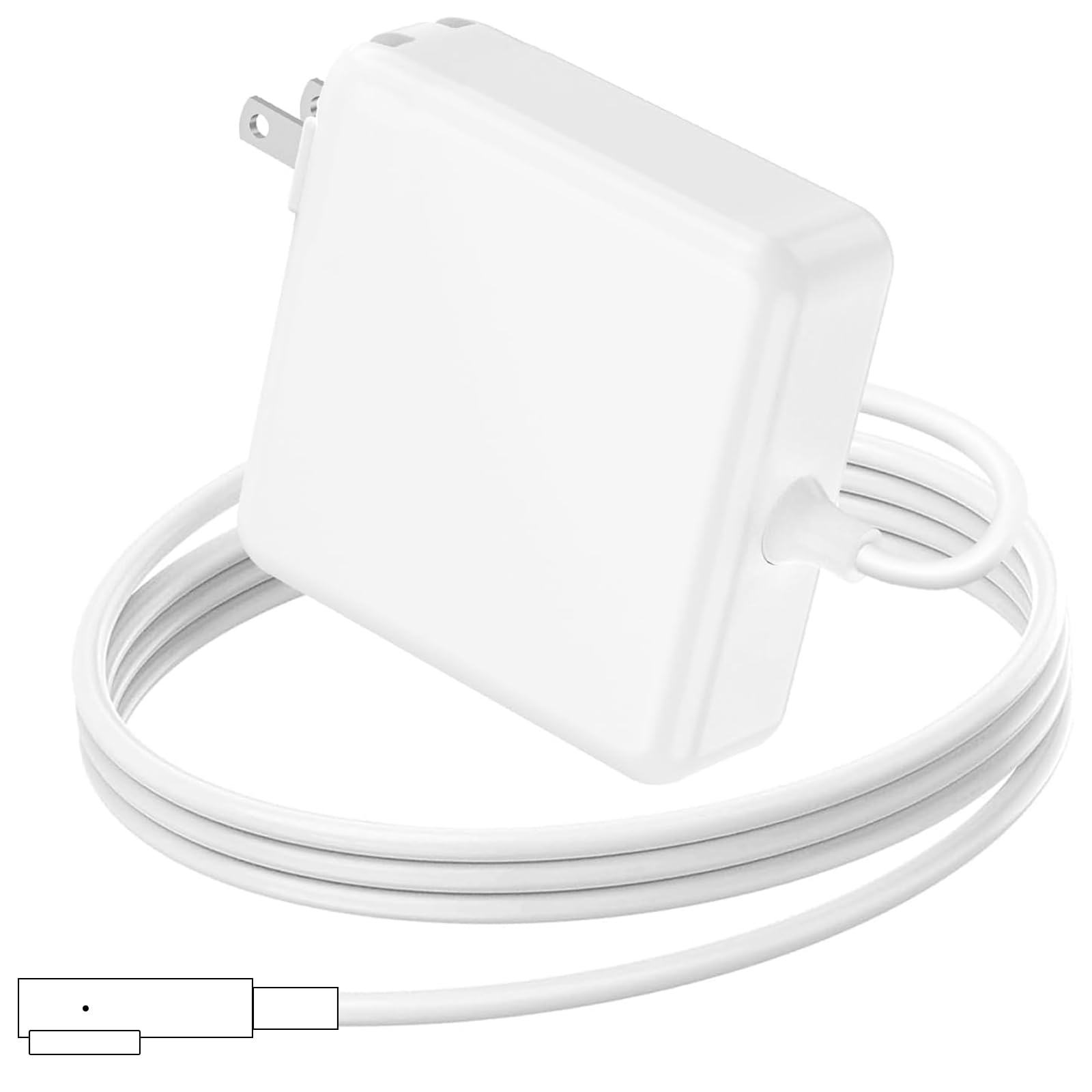 Universal Charger, 60W L-Tip Laptop Charger Compatible with Mac Book Pro Before Mid 2012, Magnetic Powerful Connect, Original Quality