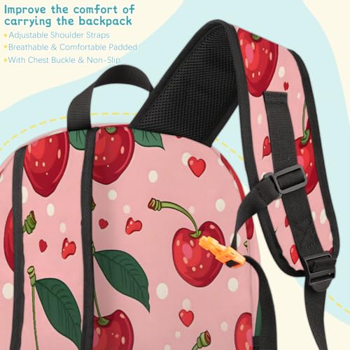 Cherry Laptop Backpack for Women Men, 18.3 Inch Large Computer Backpacks Fashion Teacher Nurse Bag Casual Daypack for Work Travel4