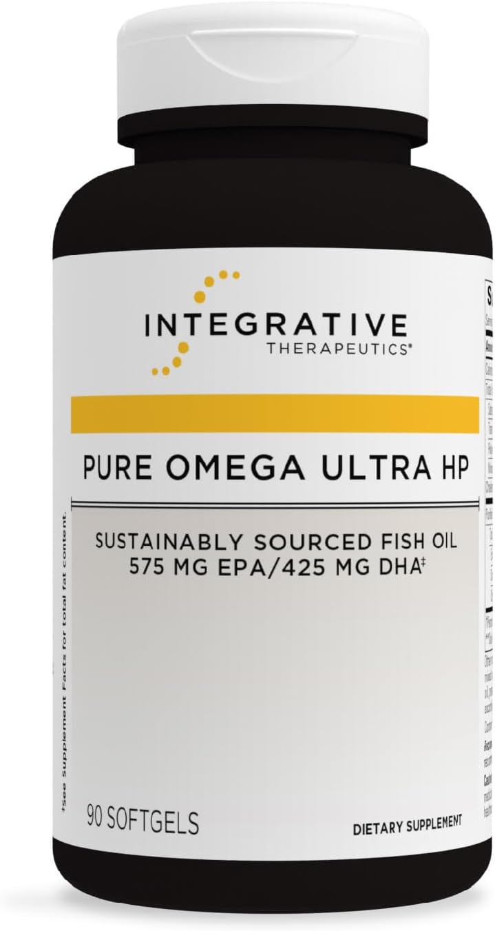 Integrative Therapeutics Pure Omega Ultra HP 1392 mg – Omega-3 Fish Oil Supplement with Essential Fatty Acids – Heart Health Support* – Gluten-Free & Dairy-Free – 90 Count (90 Servings) Integrative Therapeutics Pure Omega Ultra HP 1392 mg – Omega-3 Fish Oil Supplement with Essential Fatty Acids – Heart Health Support* – Gluten-Free & Dairy-Free – 90 Count (90 Servings)