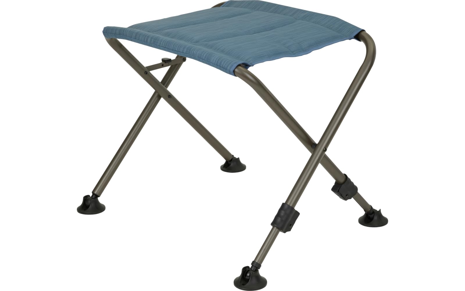 BERGER Slimline Beinauflage | Klapphocker Camping Fußhocker Outdoor belastbar bis 100 kg | Campinghocker Campingstuhl Fußstütze klappbar leicht & stabil