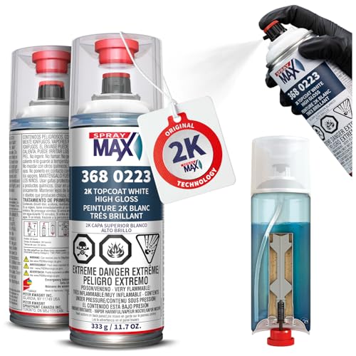 SprayMax 2K Topcoat High Gloss White | 2K Automotive High