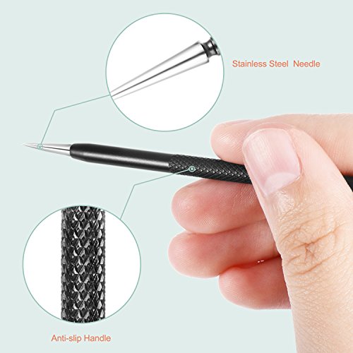 Blackhead Removal Tool, Pimple Comedone Extractor Tool Free Facial Tools for Facial Acne and Treatment for Blemish with Face Cleaner Skin Care & Stainless Steel - Thumbnail 4