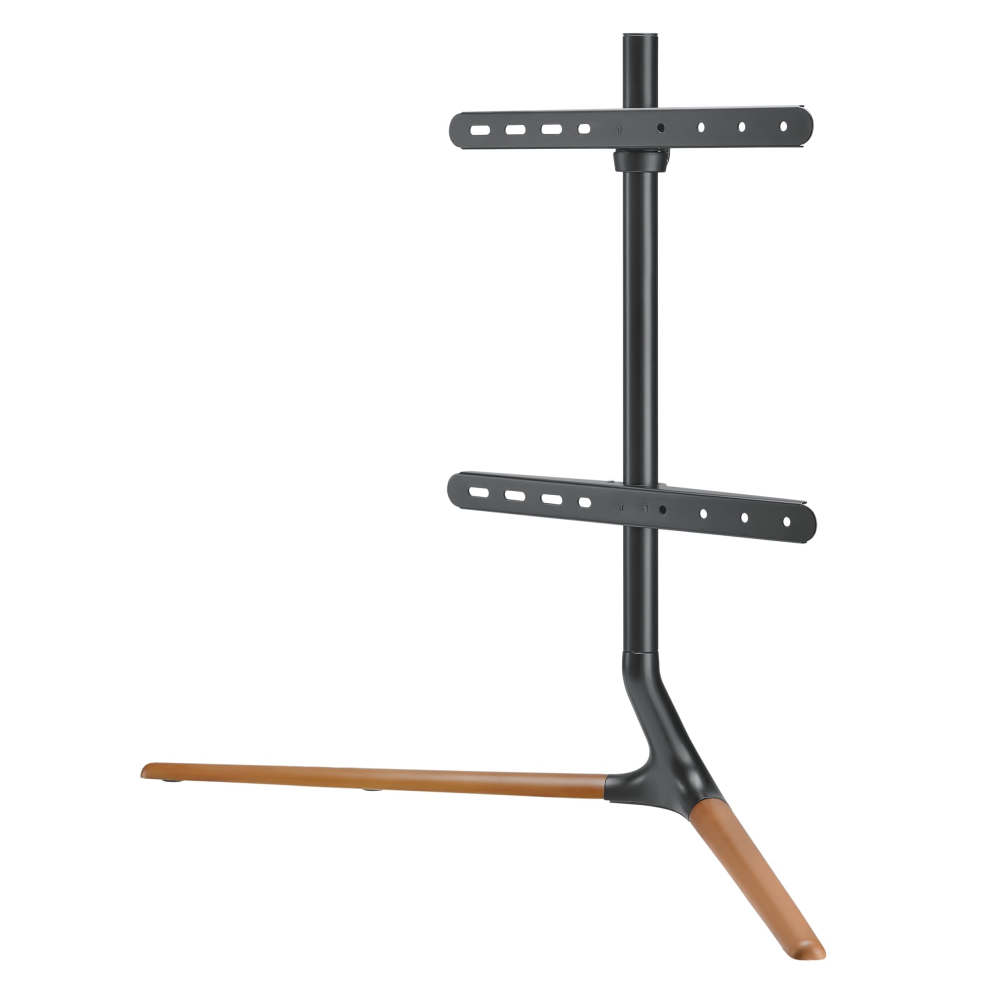 pro.tec TV-Standfuß Ystad Fernsehhalterung für Bildschirme bis zu 65 Zoll und 40kg Monitorhalterung schwenkbarer TV-Ständer 76,5x97x35cm VESA von 200x200 bis 400x400mm