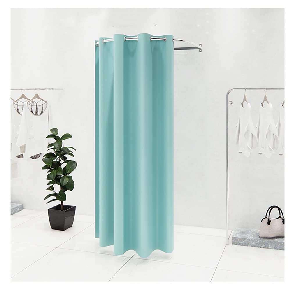 SIAMZYWV Portable Dressing Room Privacy Screen Portable Dressing Room Simple Shade Movable Fitting Room Privacy Tent for Clothing Store Shopping Mall (Color : Blue, Size : 70x70cm)
