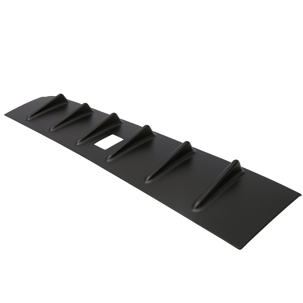 Roof Spoiler Compatible with 2008-2017 Mitsubishi Lancer Sedan 4 Door (Except EVO/Hatchback), Unpainted Black ABS Wind Rear Spoiler Wing by IKON MOTORSPORTS, 2009 2010 2011 2012 2013 2014 2015