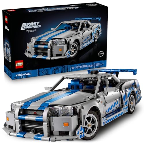 LEGO Technic 2 Fast 2 Furious Nissan Skyline GT-R (R34) Car - DIY...