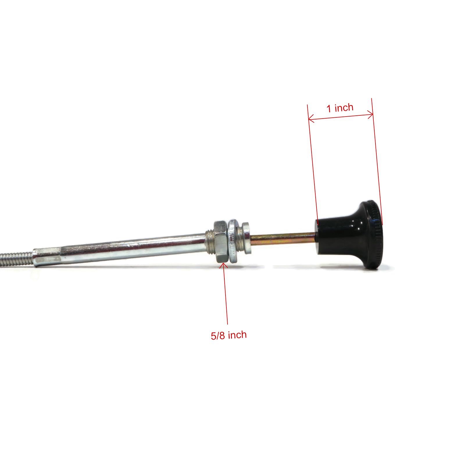 The ROP Shop Cable de control universal para motor de cortacésped y acelerador de patio