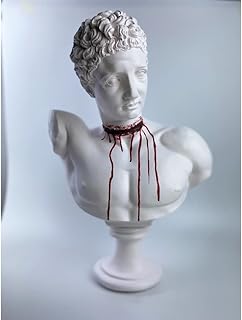 Large Greece Statue, Hermes Bust Statue, Hermes Cut Throat, Greek Mythology, Greece God Bust, Sculptures Statues, Garden Statues, Roman Bust