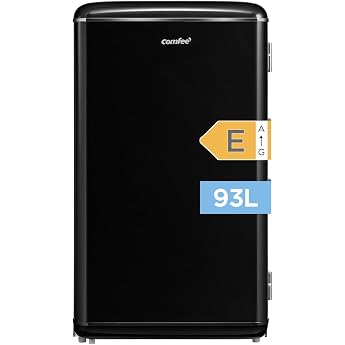 Comfee 93 L Retro Mini Fridge with Chiller Box, Adjustable Thermostat | Small fridge, mini fridge with adjustable thermostat,