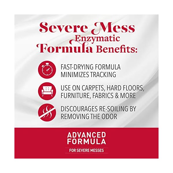Nature’s Miracle Advanced Stain and Odor Eliminator Foam Dog 17.5 Ounces, for Severe Dog Messes (1 Case of 6 Cans) Nature’s Miracle Advanced Stain and Odor Eliminator Foam Dog 17.5 Ounces, for Severe Dog Messes (1 Case of 6 Cans)