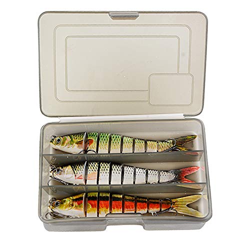 MEJOSER 3pz Esche Artificiali Spinning 9pz Lenza