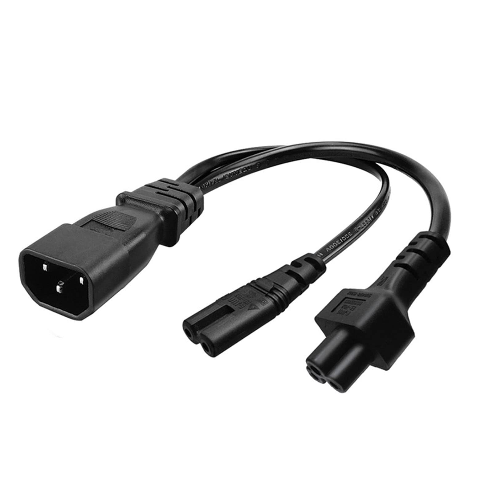 Amazon.co.jp: IEC320 C14 ～ C5+ C7 AC 電源アダプタ ケーブル 3 端子