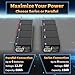 12V 15Ah Lithium Battery LiFePO4 Deep Cycle Battery, Up to 8000+ Cycles Rechargeable Batteries With Charger, 12 Volt Lithium Battery for Fish Finder, Power Wheels, Mobility Scooter, Lighting and More