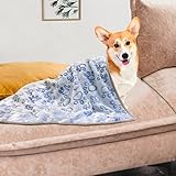 Gorgelly 1 Pack 3 Hundedecke, Weiche Haustierdecke Waschbar, Kuscheldecke Flauschig für Kleine Mittlere Hunde Katzen, Sofaschoner für Hunde, Hundedecke für Unterwegs, 60x50 cm