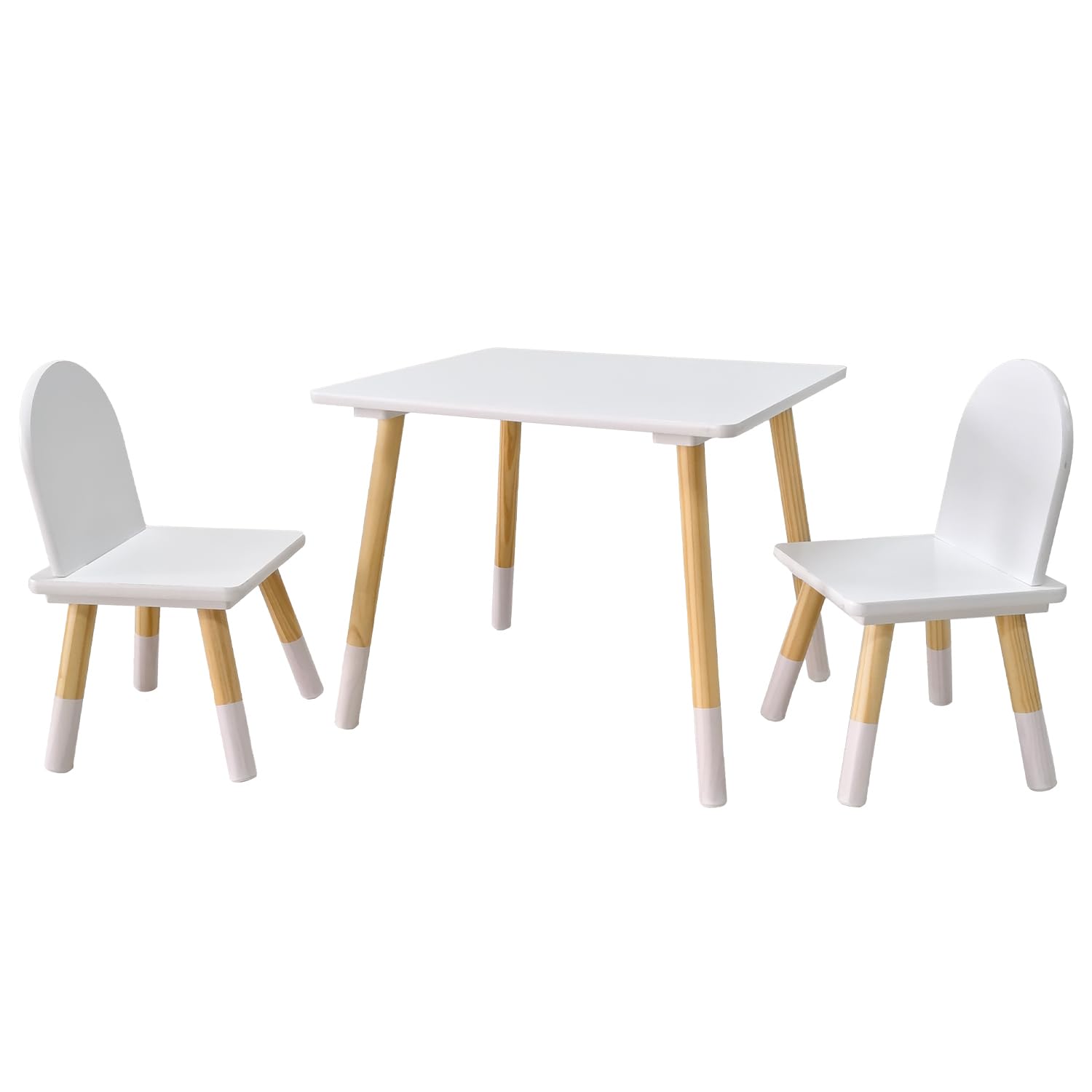 Asweets Ensemble Table et Chaises pour Enfants Garçons Filles, Table d'Activités en Bois, Idéal pour La Salle de Classe, Maison, Crèche Ou Jeux