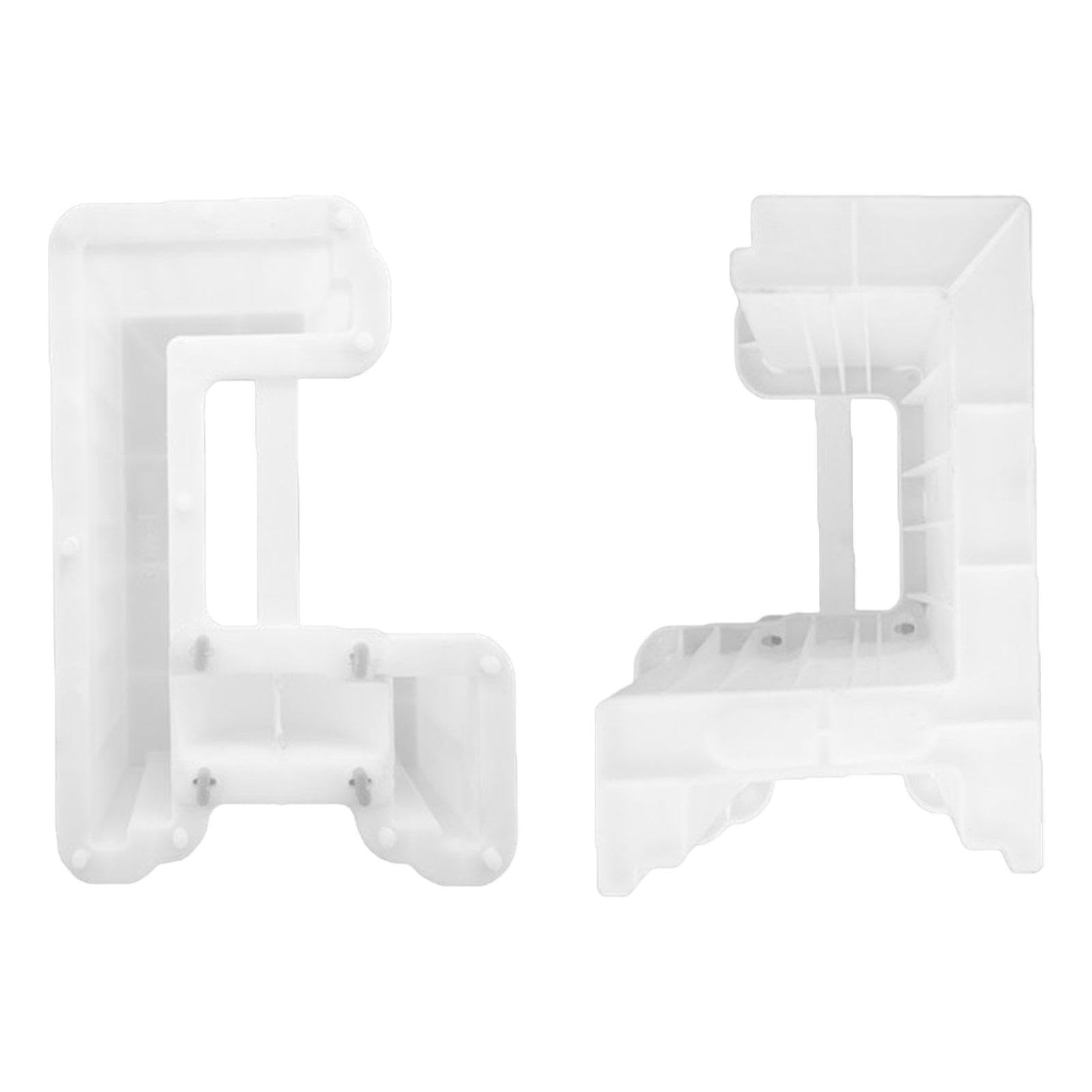 Generic 2 Pezzi Modello Blocchi Pozzo Cemento Mattoni Riutilizzabile in PP per Percorsi E Piante Adatto a Terrazza Parco Cortile Casa Giardino, Style E