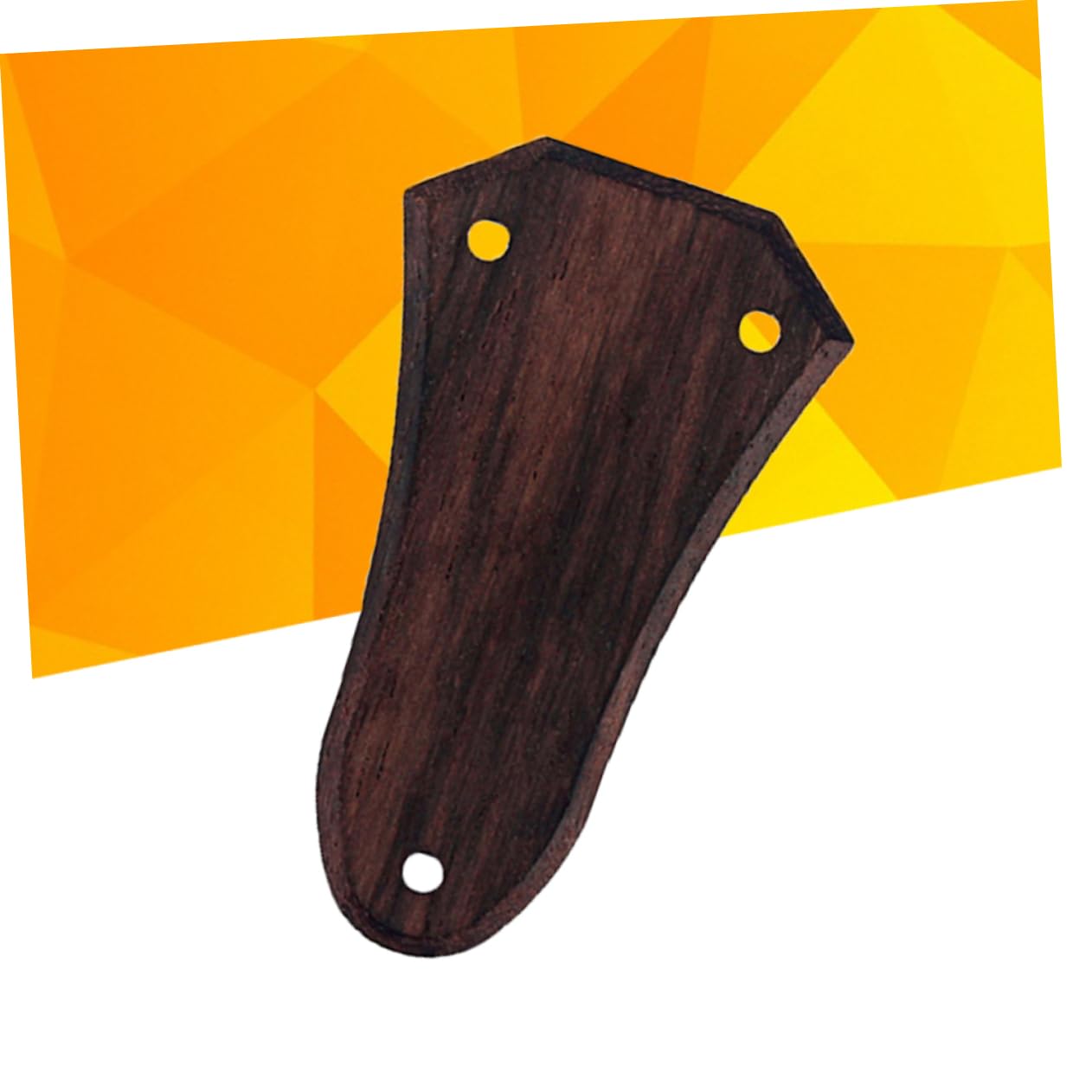 VANZACK 3Holes Acoustic Guitar Truss Rod Cover Rosewood Replacement Part Easy Installation Screw Spacing Classic Style Accessory for Guitar Amateurs and Professionals