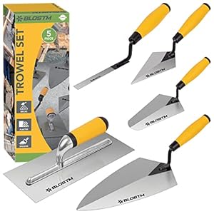 BLOSTM Maurerkellen-Set, 5-teilig