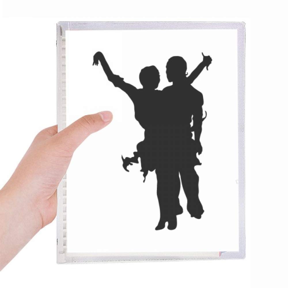 Cahier de danse en spirale rechargeable carnet de notes de danse format A5 - 5