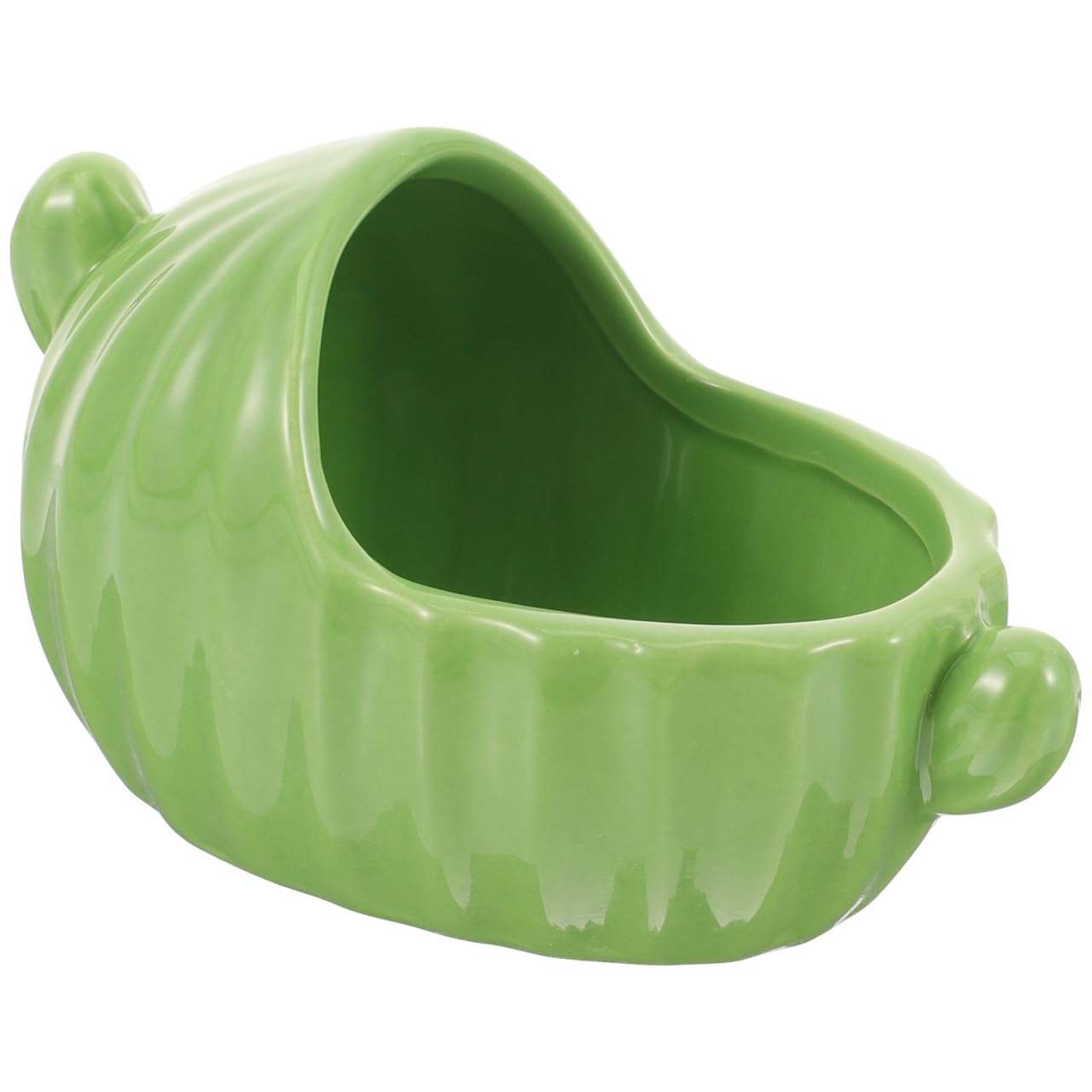 BELLIFFY Ceramic Hamster Bathtub Small Pet Sand Bath Tub for Guinea Pigs Hamsters Reusable Smooth Surface Easy to Clean