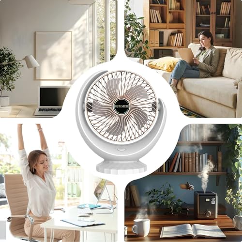Ventilateur rechargeable portable de camping à 3 vitesses