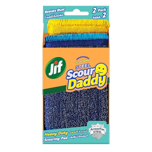 Jif Scrub Daddy Scour Daddy Heavy Duty Mesh Scouring Pad 2 Pieces