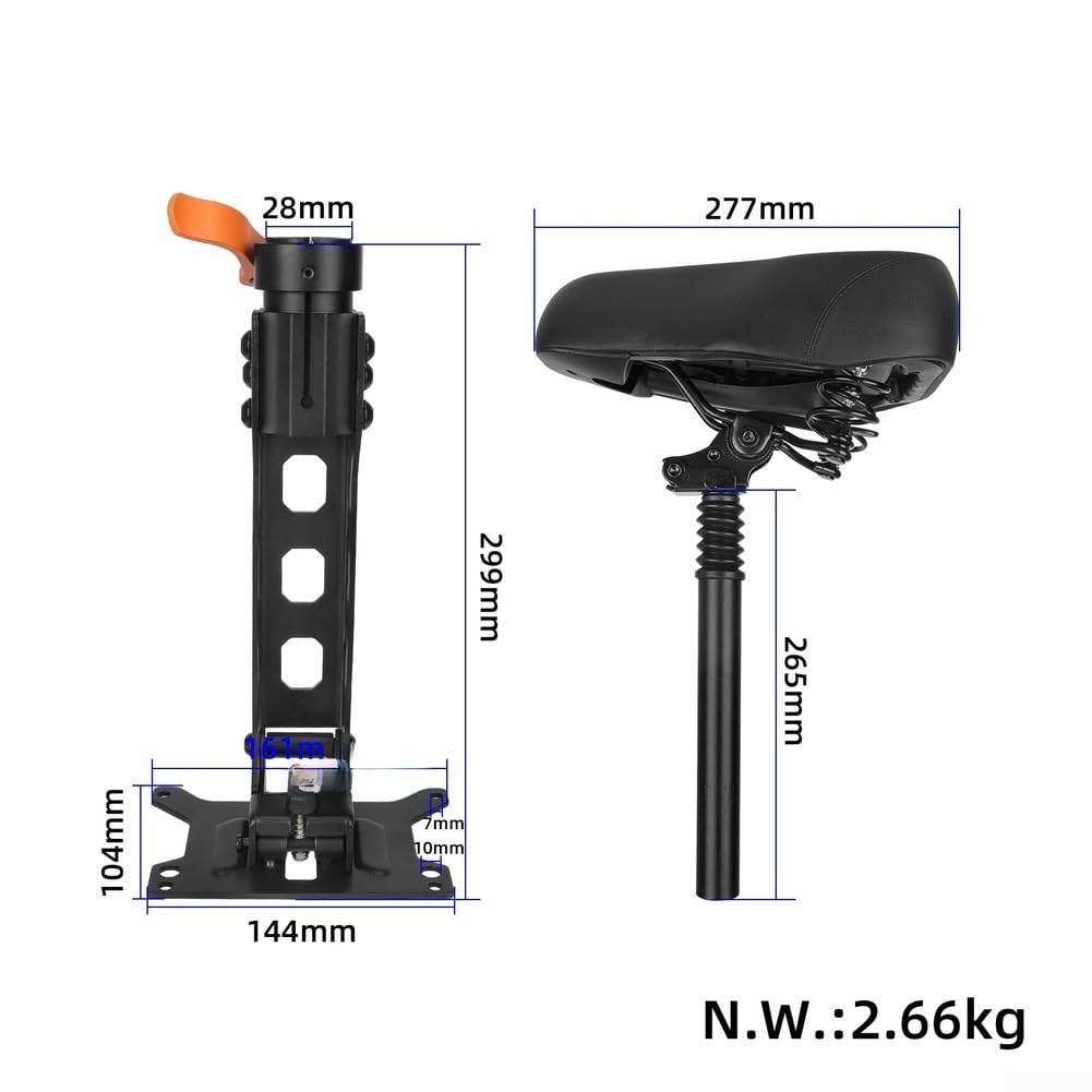 Siège de scooter pliable en alliage d'aluminium pour G2 Pro