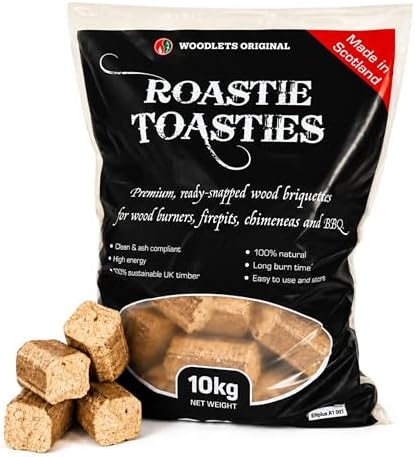Roastie-Toastie Fire Heat Logs - Ultra Dry Compressed Fire Logs f...
