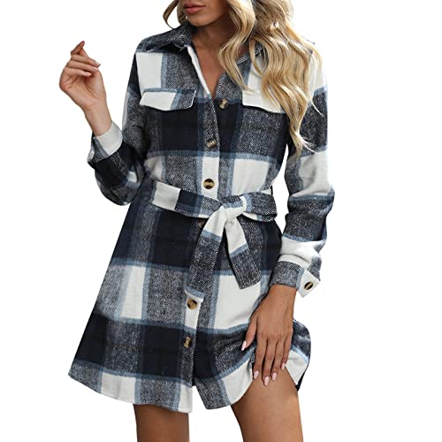 Manteau chaud à carreaux pour femme résout le manque de confort hivernal veste longue