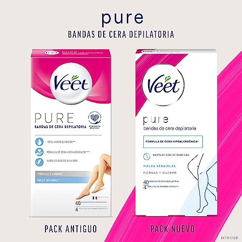 Descubre la mejor manicura y pedicura de LugoPulsa aqui 👈🏼 y pide cita Veet-Pure-Bandas-de-Cera-Fria-Depilatoria-para-Depilacion-de-Piernas-y-Cuerpo-Formula-de-Cera-Hipoalergenica-para-Pieles-Sensibles-40-Tiras-40-40-unidad-1