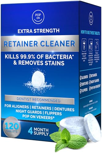 Retainer Cleaner Tablets for Invisalign Approved...