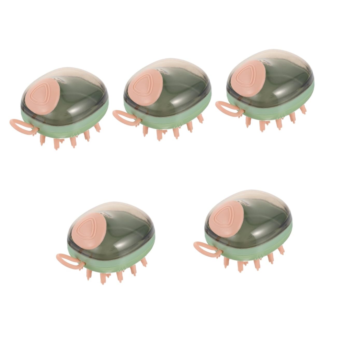 Kisangel 5piezas Cepillo De Baño Reutilizable Para Mascotas Cepillo De Masaje Para Perros y Gatos Herramienta De Limpieza Ecológica y Resistente