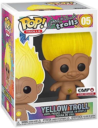 En Oferta Trolls Figura Vinilo Yellow Troll 05 Unisex ¡Funko Pop! Standard, Vinilo,