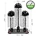 Commercial Triple 3 Brush Bar Glass Washer for Sink with Suction Cup Base Kitchen