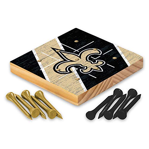 Rico Industries NFL New Orleans Saints Peg Tic Tac Toe Game