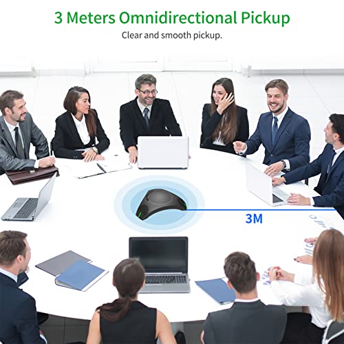 Micro Ordinateur Omnidirectionnel et Haut-Parleur USB pour Skype Visioconférence - 3