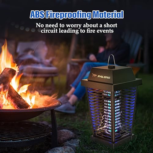 Palone WD-942 Solar Bug Zapper 4500V Electric Mosquito Zapper Outdoor Updated Fly Zapper Indoor Rechargeable Mosquito Killer thumb #4