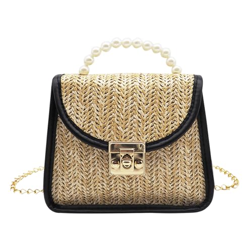 Mini Straw Bag for Women, Summer Woven Crossbody Shoulder Bag Sma...