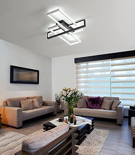 Plafonniers LED avec télécommande pour stopper la fatigue visuelle dans le salon - 2