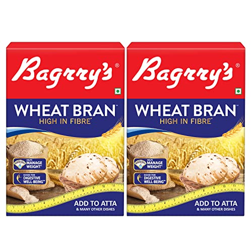 Image of Bagrry's Wheat Bran Box, 500g - Pack of 2